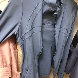 lululemon athletica Light Slate Blue Bomber Jacket